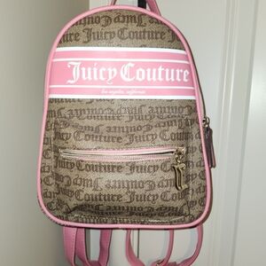 Juicy Couture Pink and Brown Women's Backpack